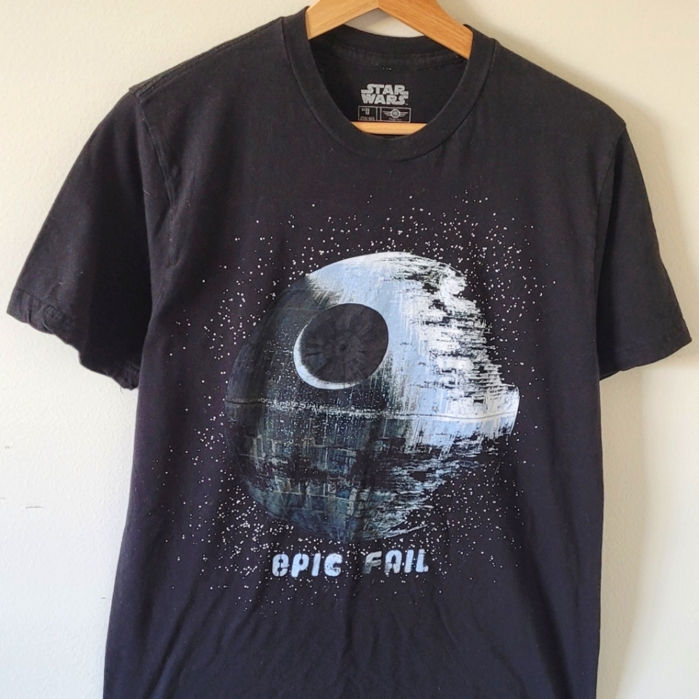 Medium Unisex 2nd Death Star Epic Fail T-Shirt